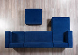 Side view highlighting chaise on Elizabeth sectional