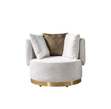 Anne Ivory ivory velvet sectional sofa fabric weave detail