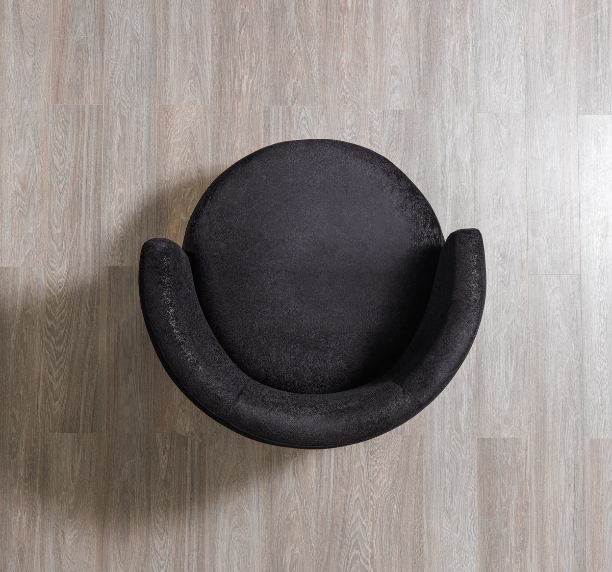 Anne black velvet chair in modern room setting