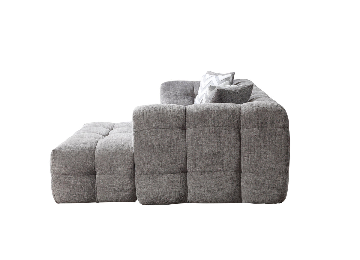 full room perspective with sectional sofa
