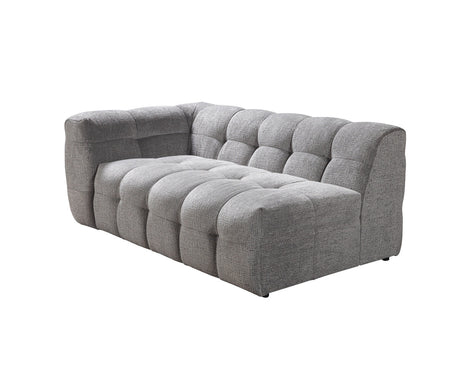 room styled with Lili Gray Bouclé Sofa