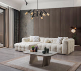 Ivy Ivory Boucle LAF 110" Sectional view 4