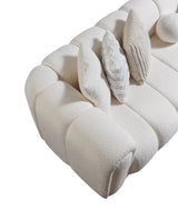 Main frontal view of sectional sofa
