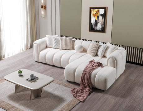 Main view of Elly Ivory Boucle RAF Sectional