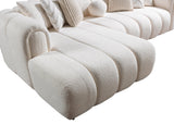 Lis Ivory Boucle LAF 115" Sectional view 8