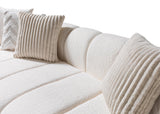Living room scene with Elly Ivory Sectional
