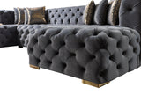 Close-up of plush velvet fabric