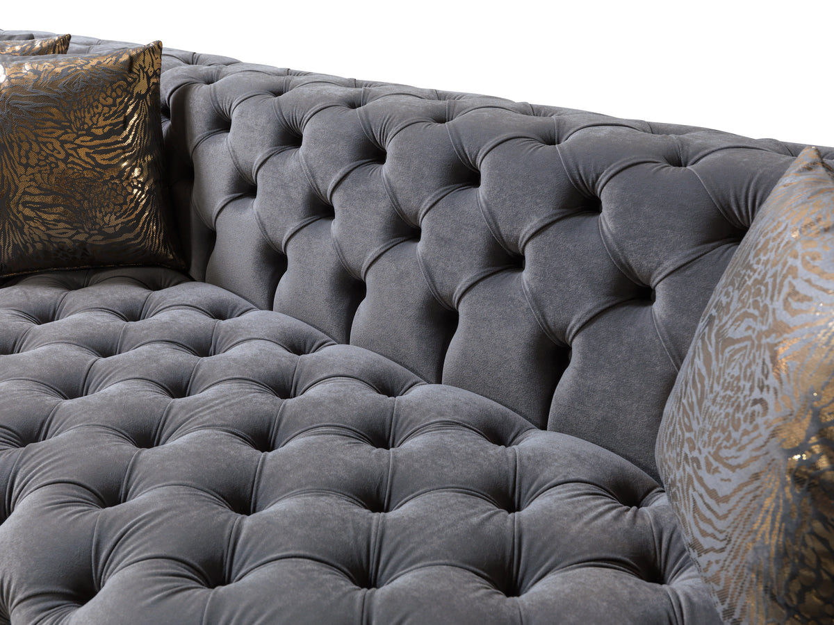 Room view showcasing Seva Double Chaise sectional