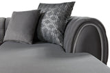 Room setting with Oprah Double Chaise Sectional
