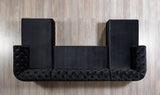 Living room setup with Oprah double chaise sectional