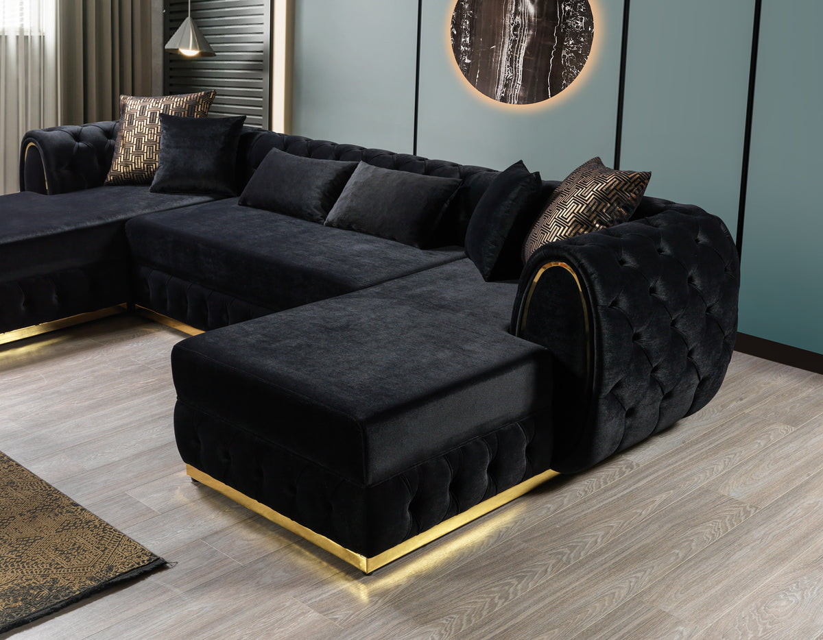 Room view showing Oprah sectional in living room