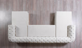 close-up of sectional sofa velvet texture