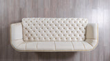 angled front view of sofa and loveseat