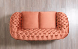 Detail showing sofa frame construction