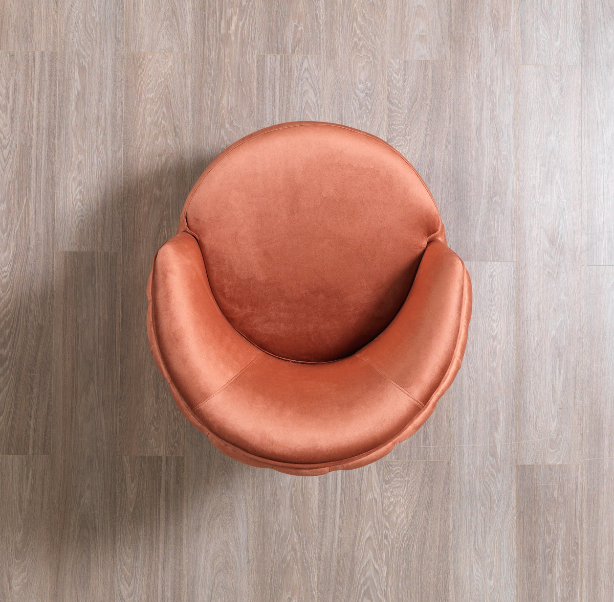Scarlett Orange Velvet Sofa 95" and Loveseat 82" front view