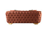Side view emphasizing velvet texture