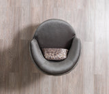 Scarlett Gray Velvet Sofa and Loveseat set in gray upholstery