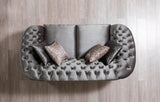 Lupino Gray Velvet Loveseat 79" view 8