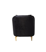 Ella Black Velvet Sofa & Loveseat
