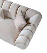 Side angle of sofa