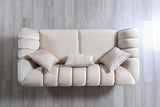 Close-up of sofa cushion