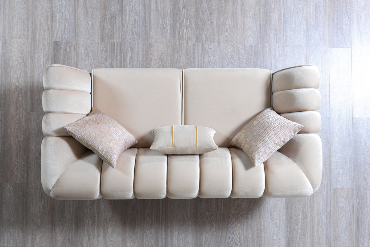 Close-up of sofa cushion