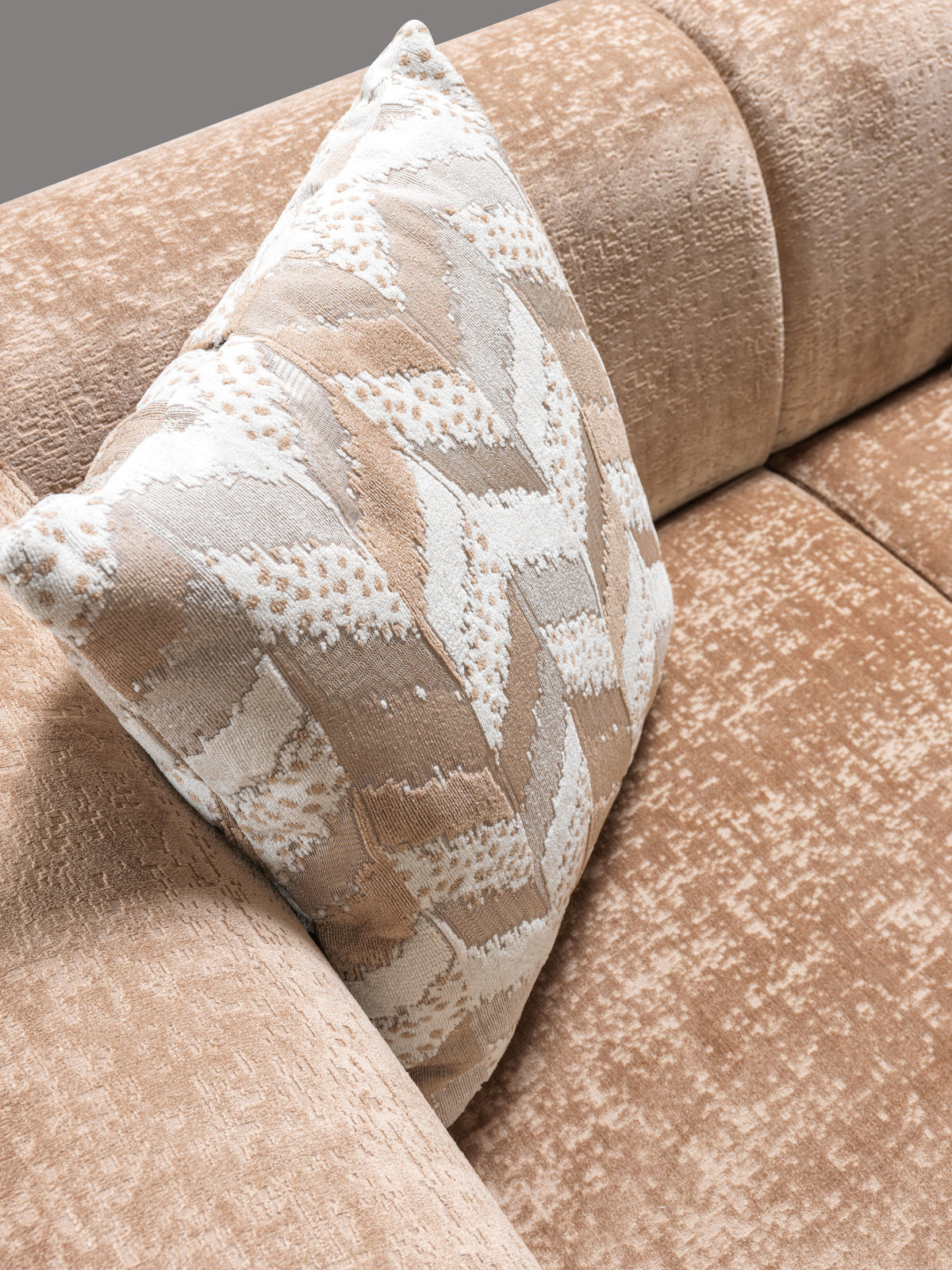 Ameena Coffee Boucle Sofa 93" & Loveseat 71"