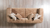 Ameena Coffee Boucle Sofa 93" & Loveseat 71"