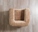 Ameena Coffee Chair styled in living room