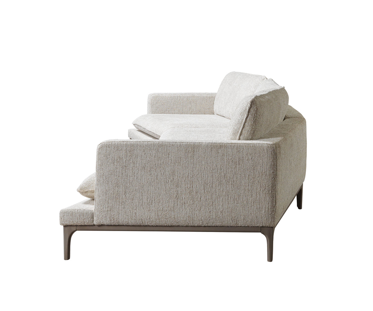 Main view focused on the curved shape of Alexis sectional