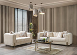 Ameena Ivory Boucle Sofa 93" & Loveseat 71"