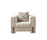 Ameena Ivory Boucle Chair