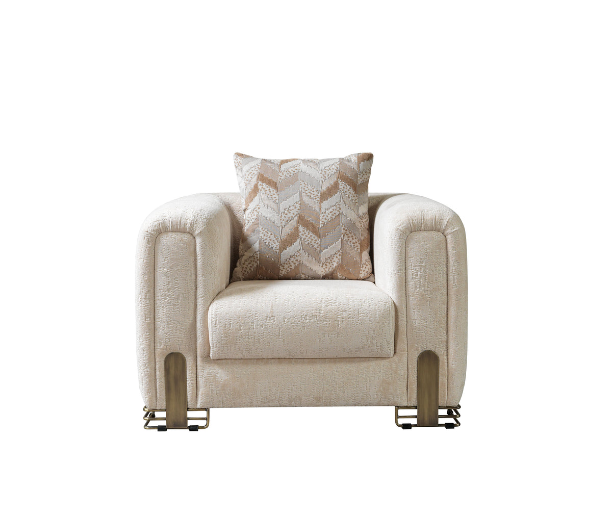 Ameena Ivory Boucle Chair