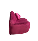 Audrey Loveseat curved armrest detail