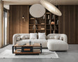 main view of Hanna Sand Boucle RAF 110" Sectional sectional sofa