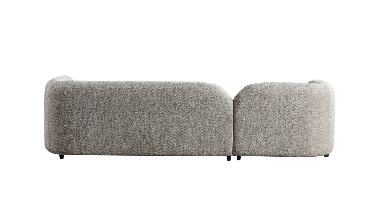 living space styled with Hanna sectional sofa