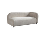 main view of Hanna Sand Bouclé LAF 110" sectional sofa