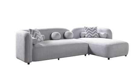 Detailed view of sofa arm and upholstery