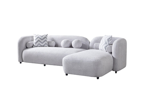 Room context with sectional and decor