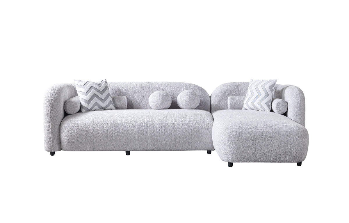 Focused main view of sectional sofa