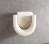 Belly Ivory Velvet Chair
