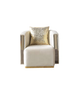 Belly Ivory Velvet Chair