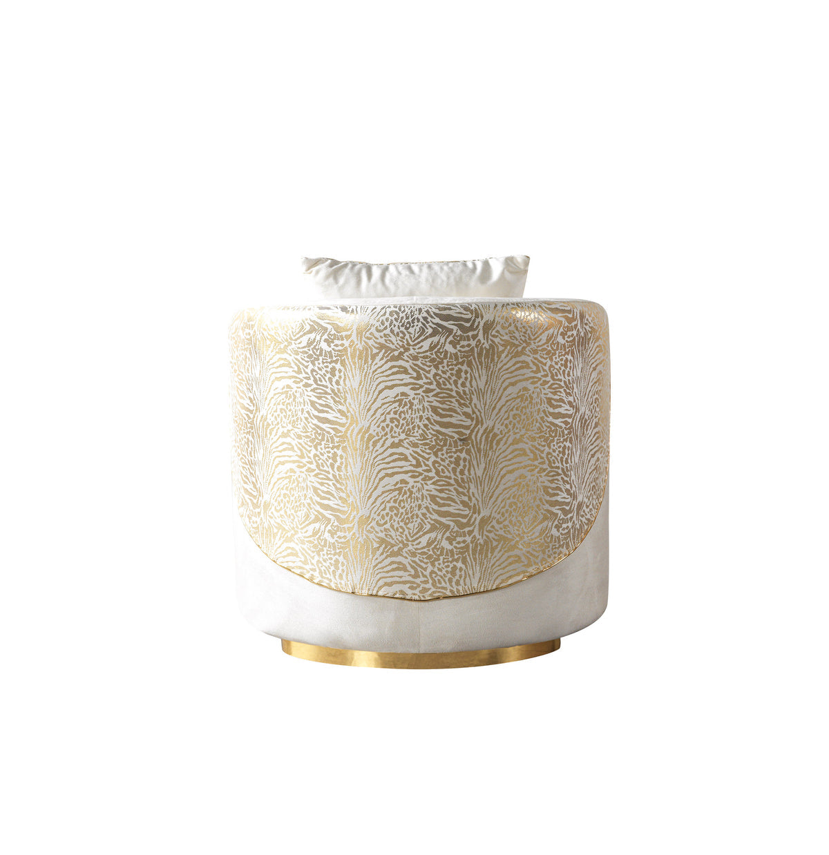 Belly Ivory Velvet Chair