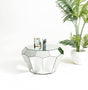 Amy Mirrored Diamond Coffee Table top close-up