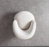 Emily Ivory Velvet Accent Chair