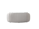 Emily Ivory Velvet Sofa 91" & Loveseat 81"