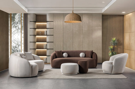 Emily Sofa and Loveseat set living room view