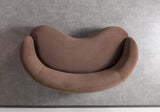 Emily Coffee Velvet Sofa 91" & Loveseat 81"