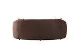 Emily Coffee Velvet Sofa 91" & Loveseat 81"