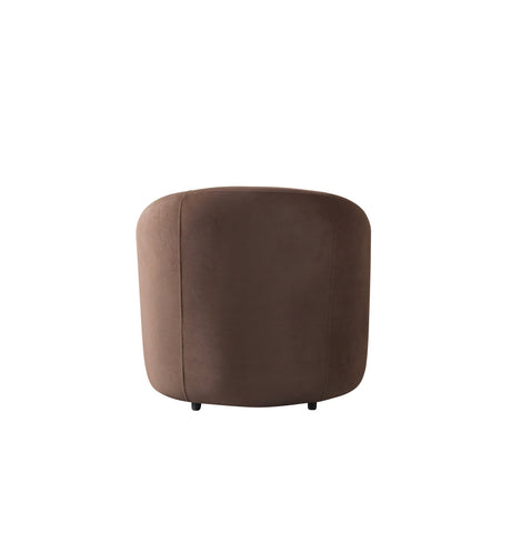 Close detail of chair leg and velvet